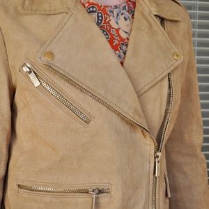 Mango Faux Suede Jacket